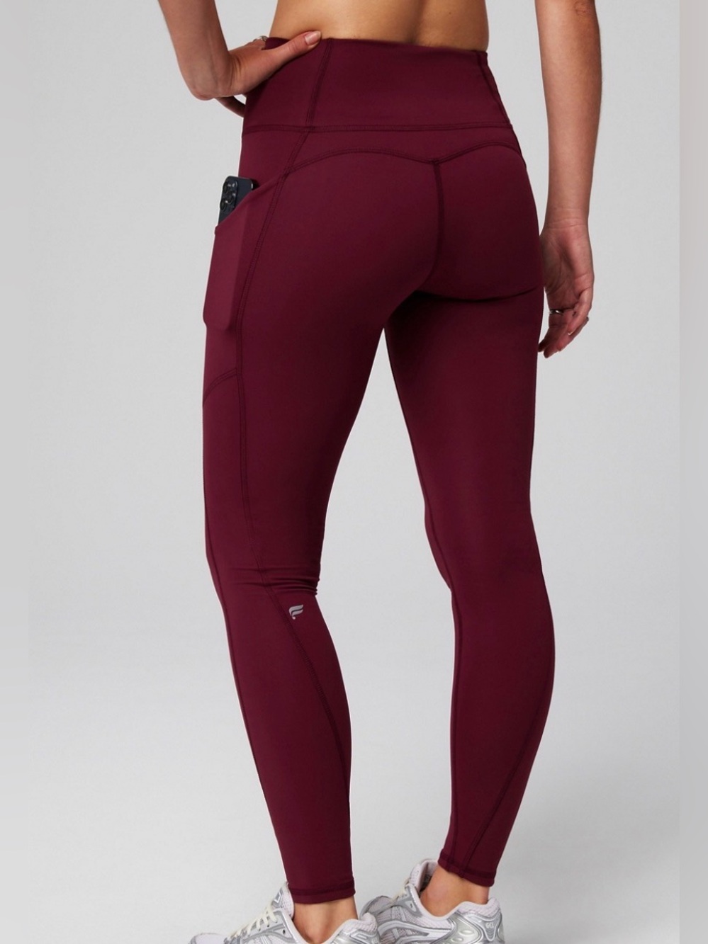 Fabletics PureLuxe High-Waisted Leggings Size Medium Size Pockets yoga